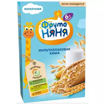 Каша молочная ФрутоНяня Мультизлаковая, 200 г