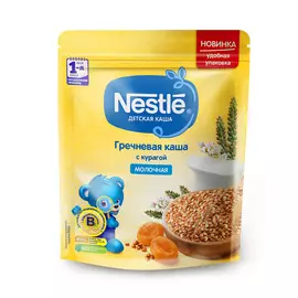 Каша молочная Nestle гречневая с курагой с 6-ти месяцев 220 г