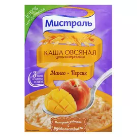 Каша овсяная Мистраль Манго-персик 6х40 г