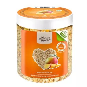 Каша овсяная Можно много манго-персик 210 г
