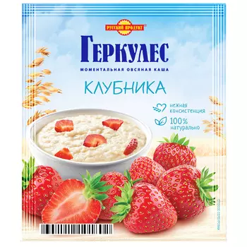Каша овсяная Русский продукт с клубникой 35 г