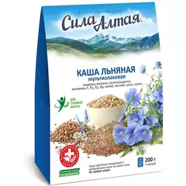 Каша Сила Алтая с мукой из семян льна 5х40 г
