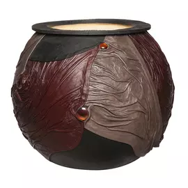 Кашпо 40 см Bolero кожа стразы пайка (16026)