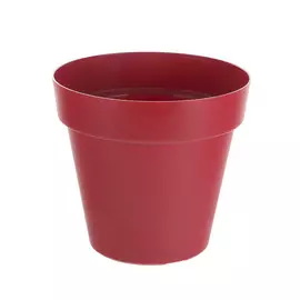 Кашпо Artevasi capri 20см темно-красное