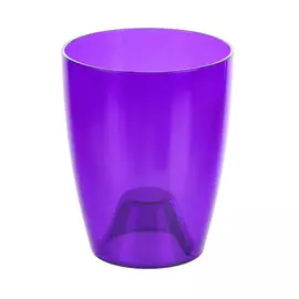 Кашпо Artevasi fiji 12.5см фиолетовое прозрачное