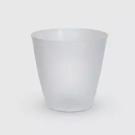 Кашпо Bama flower paglia 14х14х13 см прозрачное