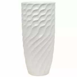 Кашпо Baq Luxe Lite Glossy Breaker Partner белое 37 см