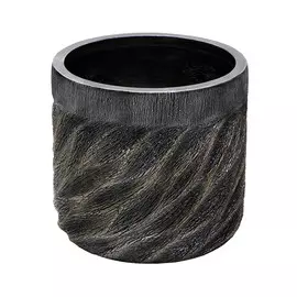 Кашпо Baq luxe lite wave д40см 38см бронза