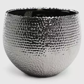 Кашпо Boltze Lajos серебристое большое