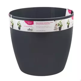 Кашпо brussels 27 cm чёрное с автополивом Elho