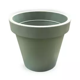 Кашпо для цветов Koopman Garden пластик темно-зеленый 34см