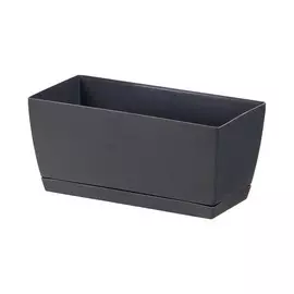 Кашпо для трав Prosperplast coubi 30см графит