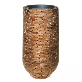 Кашпо Edelman flower abbot vase d32см h60см коричневое