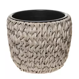 Кашпо Edelman flower grimes d33см h27см серое