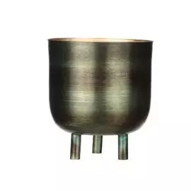 Кашпо Edelman garden chad д13.5см 15см зелёное