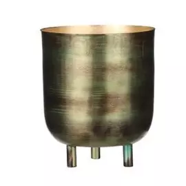 Кашпо Edelman garden chad д15см 18см зелёное