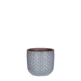 Кашпо Edelman garden daan д12см 11см синее