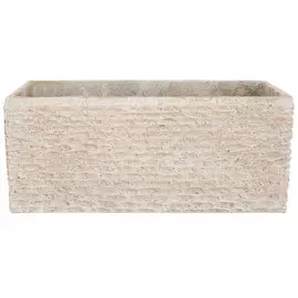 Кашпо Edelman garden Facetto 65x30 см бежевое