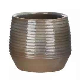 Кашпо Edelman garden Naomi коричневое 21 см
