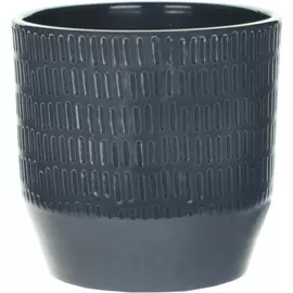Кашпо Edelman garden nola д13.5см 13см тёмно-серое
