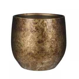 Кашпо Edelman garden Oliver золотистое 29х29х26 см