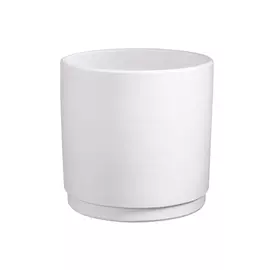 Кашпо Edelman garden Saar белое 24х24х24 см