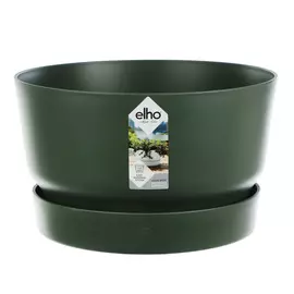 Кашпо Elho greenville bowl д33см тёмно-зелёный