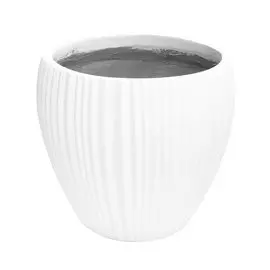 Кашпо Hoang pottery глазурь 56x50 см белое