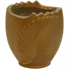 Кашпо Hoang pottery Папоротник 46x46 бронза