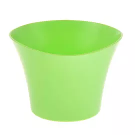 Кашпо Интерлинк "волна" 20 см зеленый