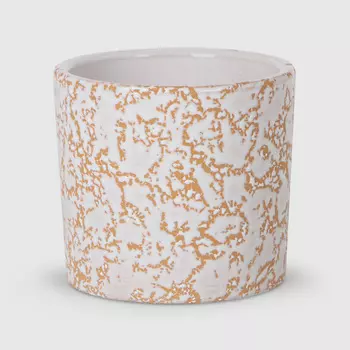 Кашпо Композит Маджента бежевый тубус мини d7.3