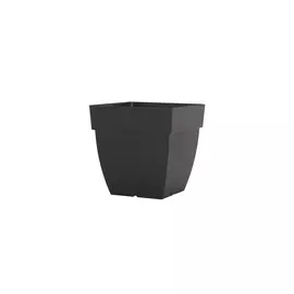 Кашпо квадратное Artevasi Capri антрацит 35х35х35 см