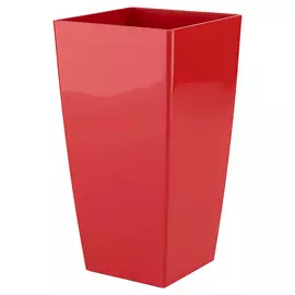 Кашпо квадратное Artevasi pisa 60 см красное