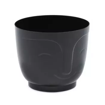 Кашпо Lamela Atena d18.5.h16 см 3.1л черный