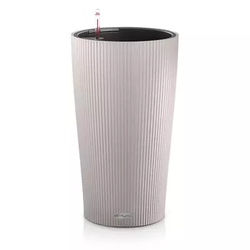 Кашпо Lechuza cilindro 23см бежевый с автополивом