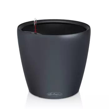 Кашпо Lechuza classico ls 35см серый с автополивом