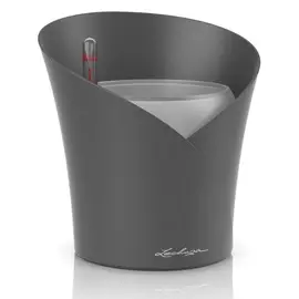 Кашпо с автополивом Lechuza Orchidea уголь 18х18х20 см