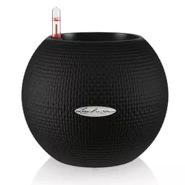 Кашпо с автополивом Lechuza puro 20x16x18 см черное