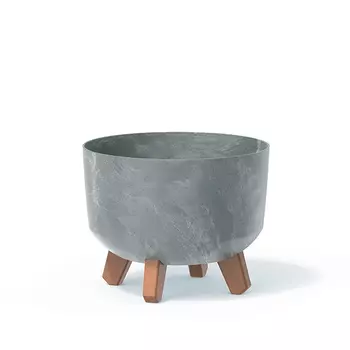 Кашпо на ножках Properplast Gracia beton 29х22 см