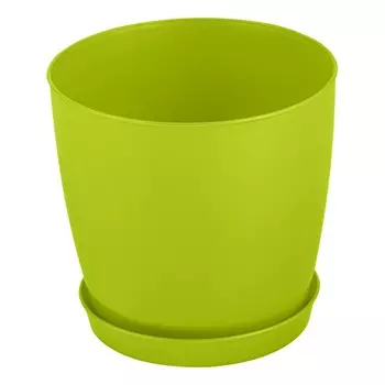 Кашпо Ola Dom Фиоре светло-салатовый d 21.6 см