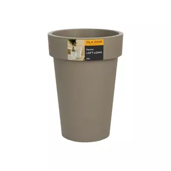 Кашпо Ola Dom Loft long мокко d41.5 см