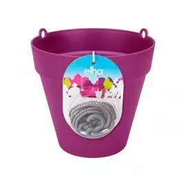 Кашпо подвесное Elho loft urban 20см вишневое