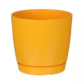 Кашпо Prosperplast coubi 10см желтое