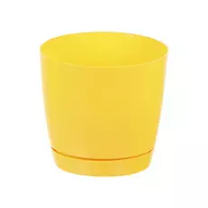 Кашпо Prosperplast coubi 15.5см желтое