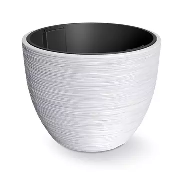 Кашпо Prosperplast Furu d47 h38.5 см белый с вкладышем