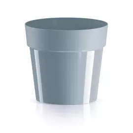 Кашпо Prosperplast Grow светло-серое 16х16х15 см