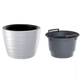 Кашпо Prosperplast Maze 40см белое