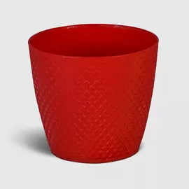 Кашпо Prosperplast Orient малиновый 16х16х14 cм