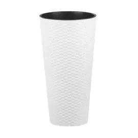 Кашпо Prosperplast rato тубус 25см белое