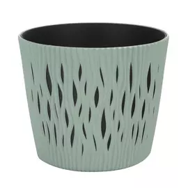 Кашпо Prosperplast sandy круг 22х22х19 см шалфей